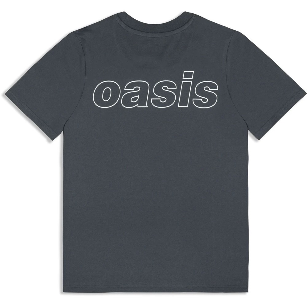 Oasis - Detroit Bus Photo Herren TShirt - Blau